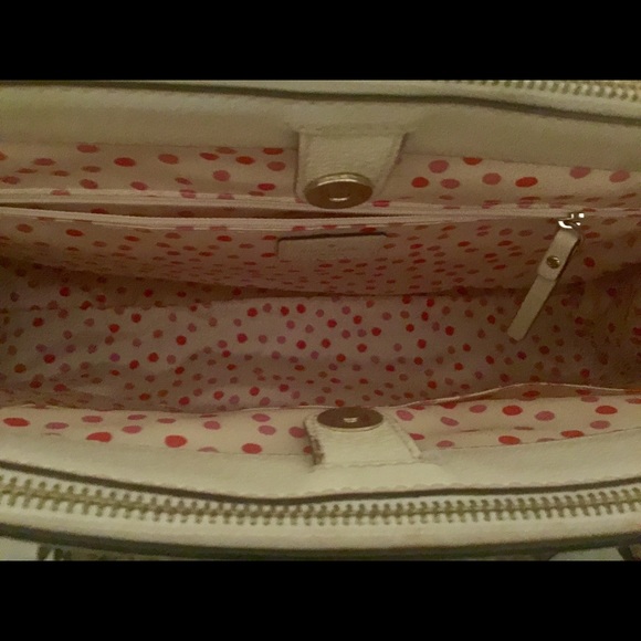 Kate Spade Cream White Leather Handbag - Picture 7 of 10